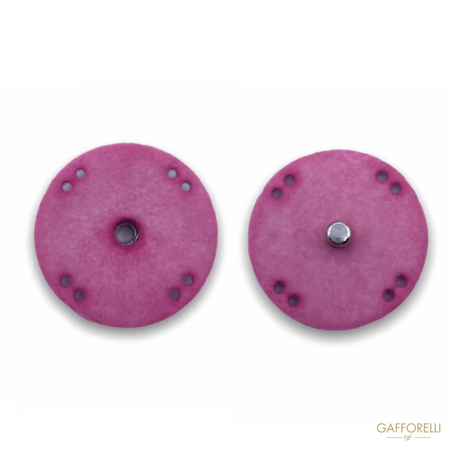 Flocked Snap Buttons B137 - Gafforelli Srl LIGHT • MODERN
