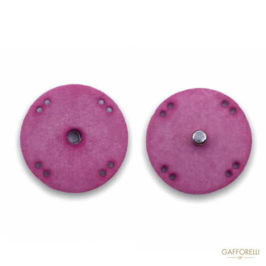 Flocked Snap Buttons B137 - Gafforelli Srl LIGHT • MODERN