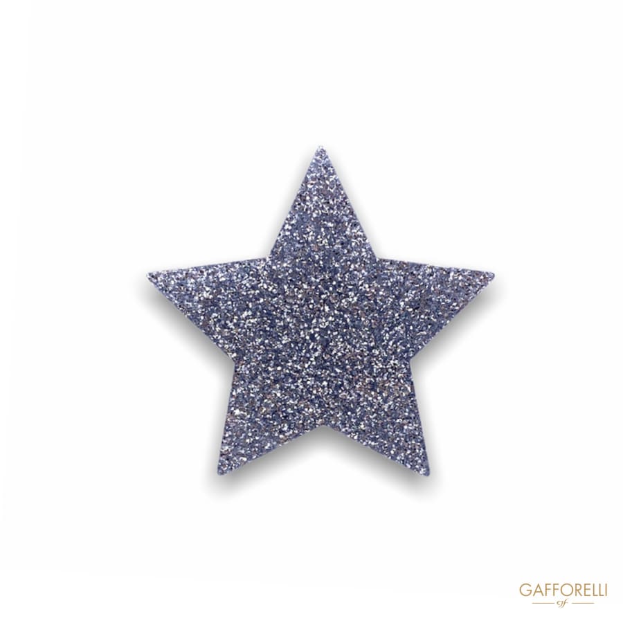 Glitter Star Pins With Butterfly Hook Closure D133 -