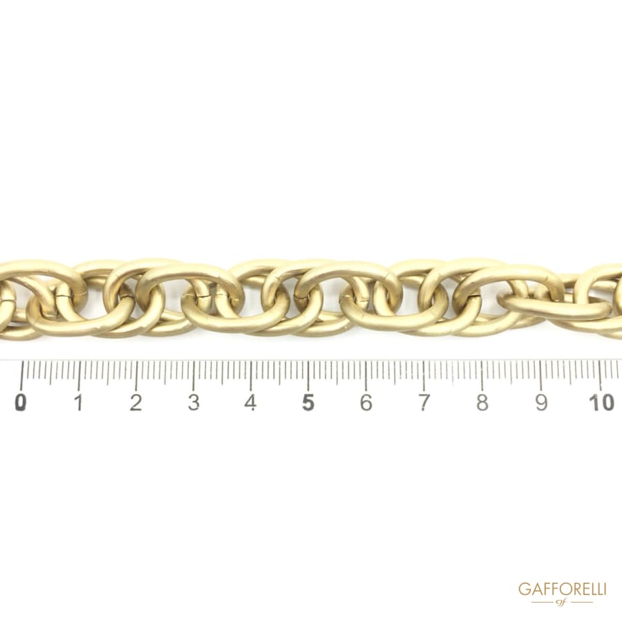 Gold Aluminium Twisted Chain - Art. 2314 aluminium chains