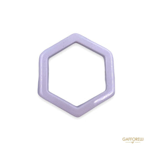 Hexagon Shaped Polyester Ring D219 - Gafforelli Srl rings