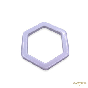 Hexagon Shaped Polyester Ring D219 - Gafforelli Srl rings