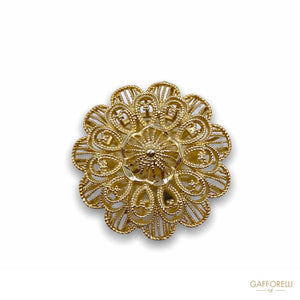 Imperial Button in the Shape of an Openwork Flower B154