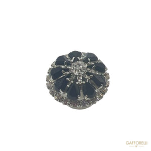 Jewel Button A581 - Gafforelli Srl rhinestone clothing