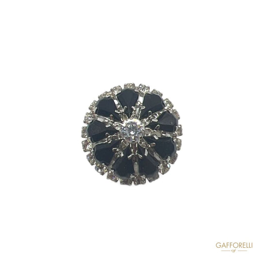 FINGERINSPIRE 10 Bottoni Con Gambo Con Strass, Motivo Floreale, In Lega, Bottoni Con Strass, Per Cucito, Gioielli, Per Fai Da Te, Artigianato, Vestiti, Tessuto, Cappelli, Decorazione