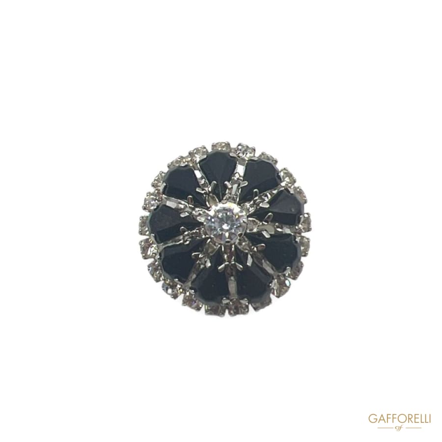 Jewel Button A581 - Gafforelli Srl rhinestone clothing
