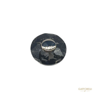 Jewel Button With Central Stud A692 - Gafforelli Srl