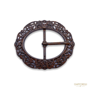 Liberty Style Oval Buckle 2127 - Gafforelli Srl buckles