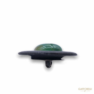 Metal Button With Central Sphere Detail B141 - Gafforelli