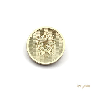 Metal Button With Emblem - Art. B106 metal buttons