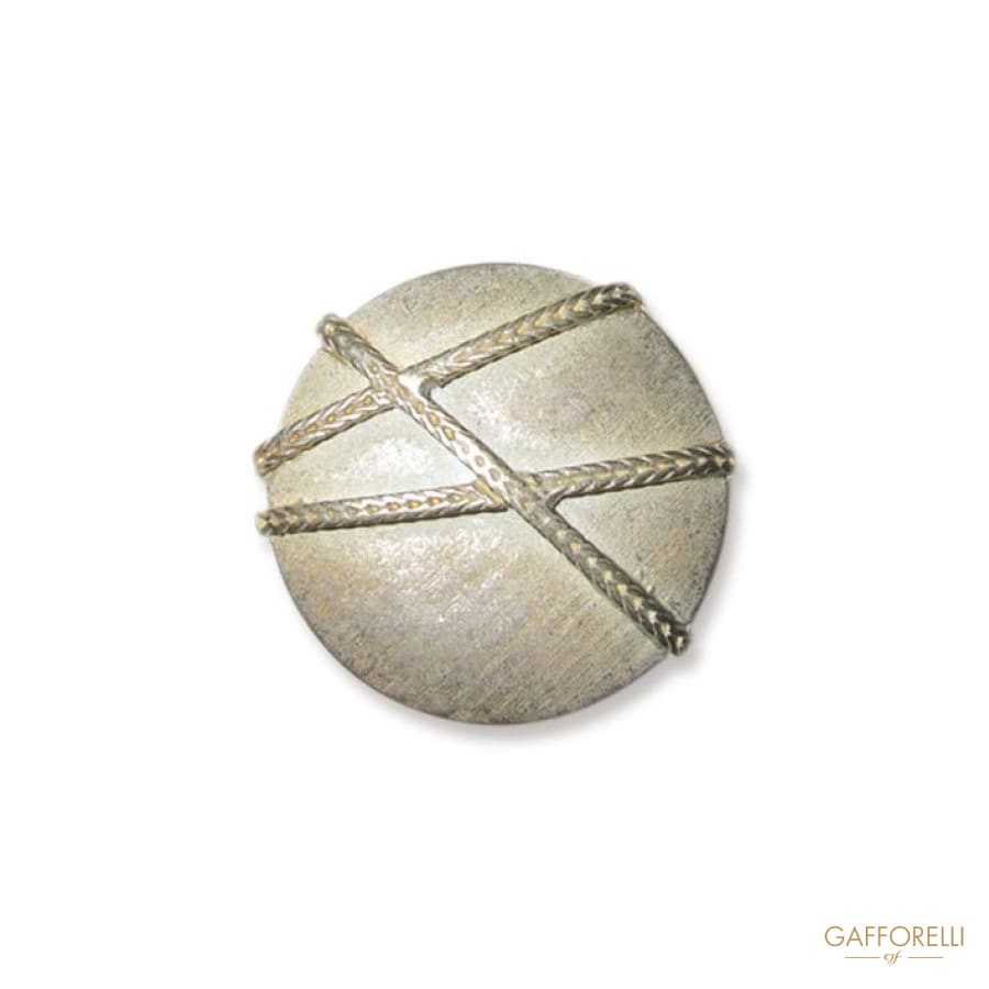 Metal Buttons with Art Decò Decoration - Art. 4972 metal