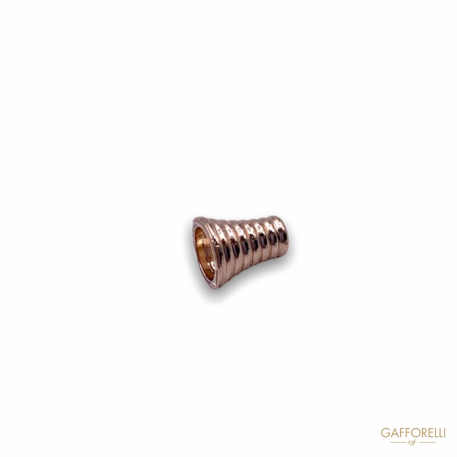 Metal Cord End With Grooved Surface V228 - Gafforelli Srl