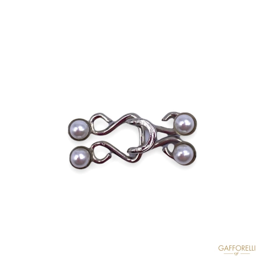 Metal Hook With Pearls 3436 Pe - Gafforelli Srl CLASSIC •