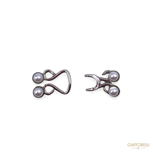 Metal Hook With Pearls 3436 Pe - Gafforelli Srl CLASSIC •