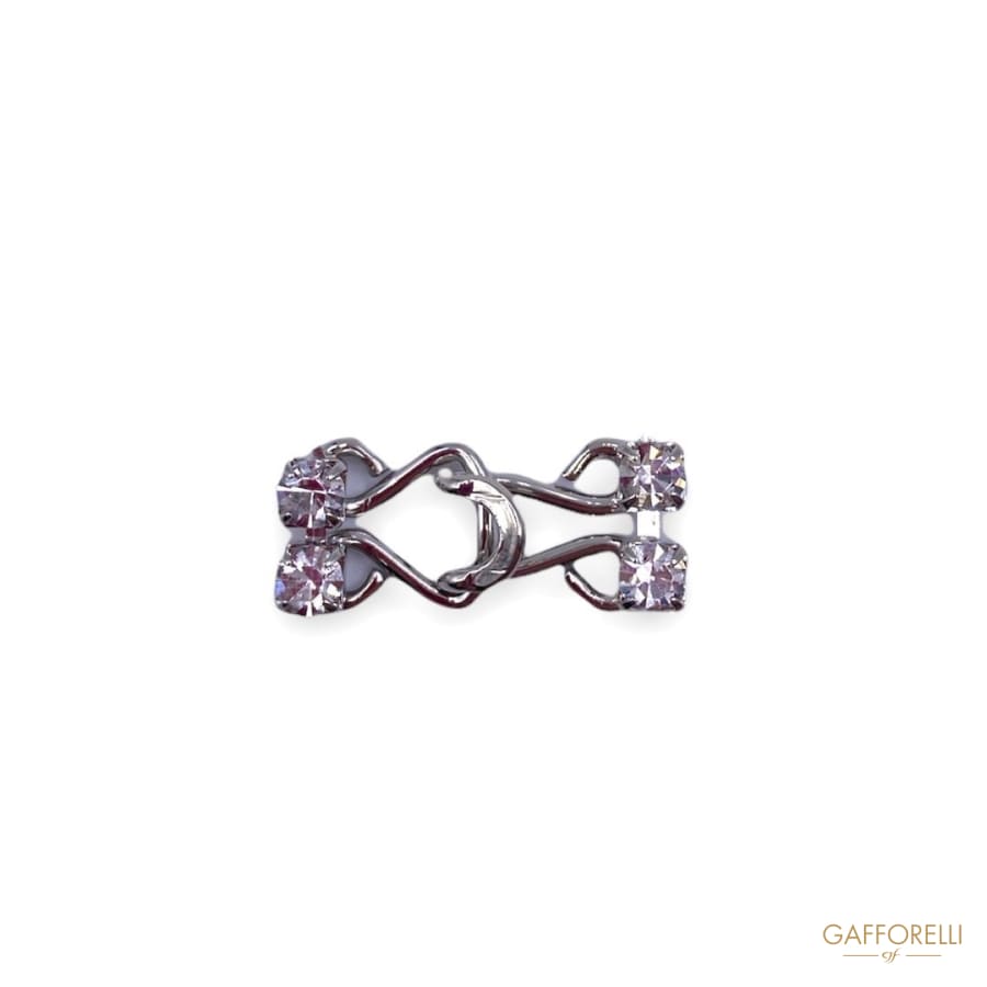 Metal Hook With Swarovski 3436 - Gafforelli Srl CLASSIC •