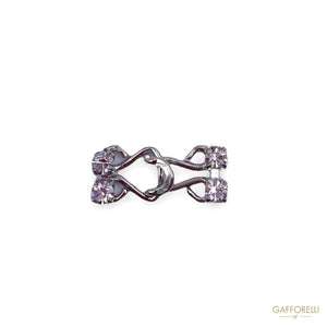 Metal Hook With Swarovski 3436 - Gafforelli Srl CLASSIC •