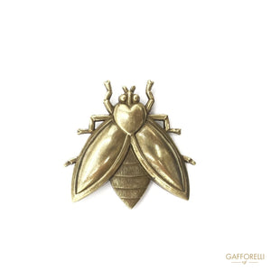 Metal Insect Shaped Brooch - Art. E167 brooches