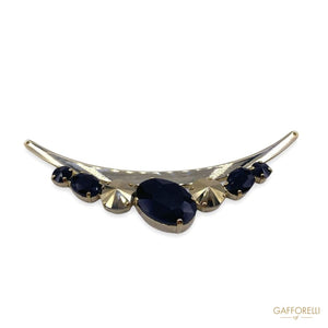 Metal Neckline Accessory with Rhinestones 9216 Dav