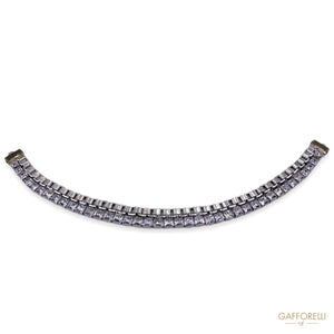Metal and Rhinestones Neckline 9284 - Gafforelli Srl
