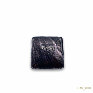 Metallic Covered Square-shaped Button 1833 - Gafforelli Srl