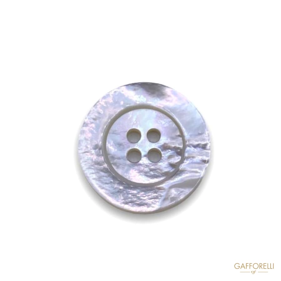 Mother of Pearl Buttons with 4 Holes and Big Border 580