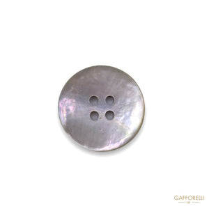 Mother Of Pearl Buttons With 4 Holes Round Shape 647 -