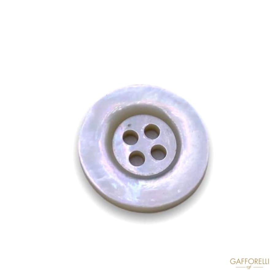 Mother Of Pearl Buttons With Border 413 - Gafforelli Srl