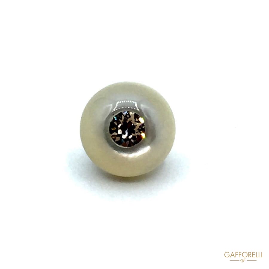 Mother Of Pearl Buttons With Swarovski Rhinestone - Art. 987 – GAFFORELLI  SRL