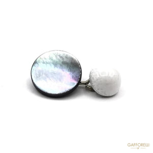 Mother Of Pearl Cufflink - Art. G102 women cufflink