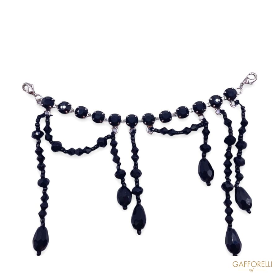 Neckline with Pendant Stones Metal Base A459 - Gafforelli