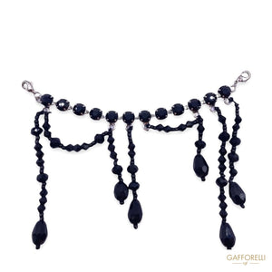 Neckline with Pendant Stones Metal Base A459 - Gafforelli