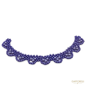 Neckline With Polyester Beads D217 - Gafforelli Srl BEADS •
