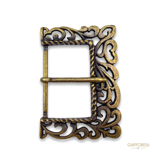 Nouveaux Rectangular Buckle 2114 - Gafforelli Srl buckles
