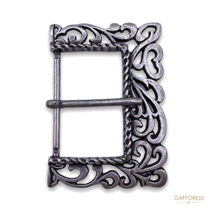 Nouveaux Rectangular Buckle 2114 - Gafforelli Srl buckles