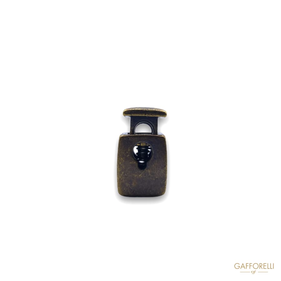 Old Brass Cord Stopper in Satin 2696 - Gafforelli Srl