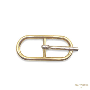 Oval Metal Buckle 0634 - Gafforelli Srl buckles • CLASSIC •