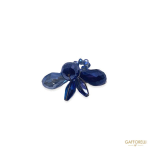 Pendant With Blue Tones Stones 9155 - Gafforelli Srl tassels