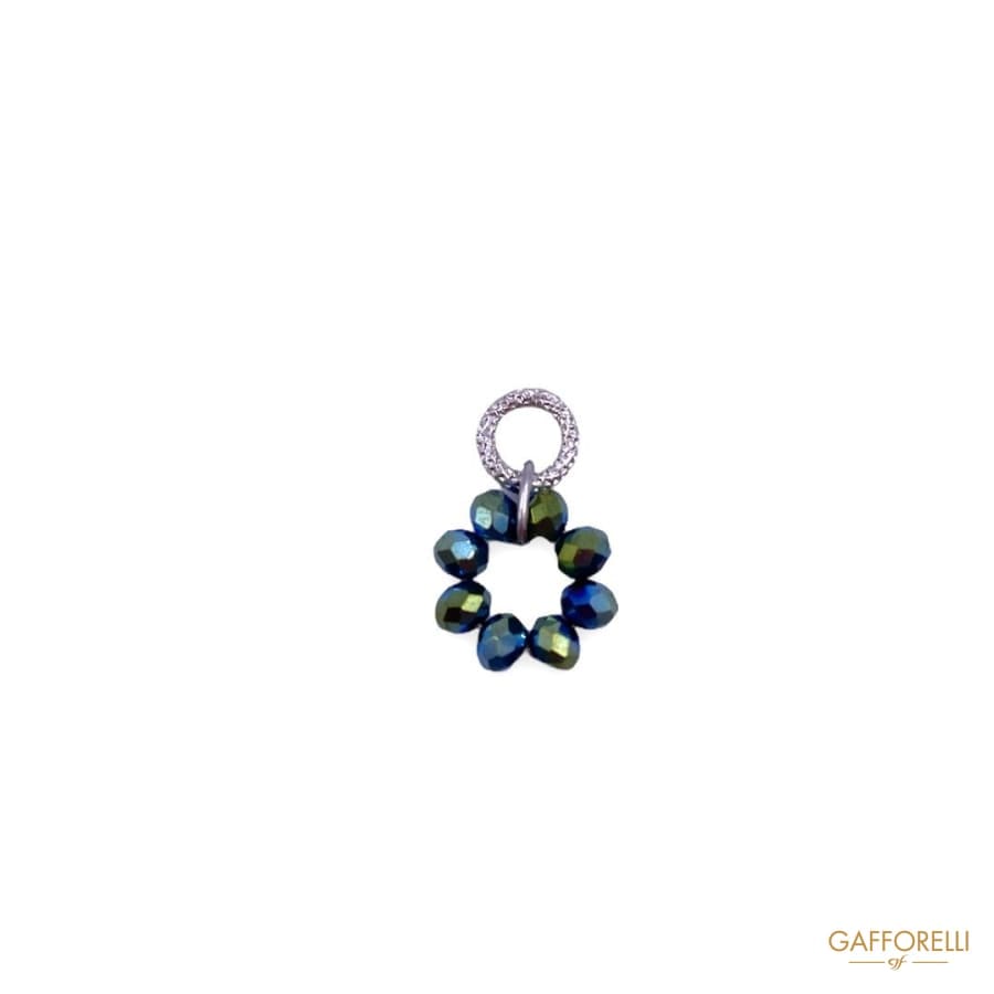 Pendant with Swarovski Bead and Ring A460 - Gafforelli Srl