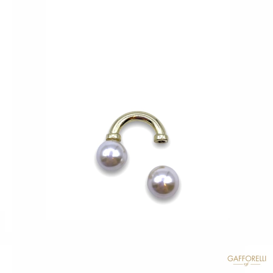 Piercing With Pearls E173 - Gafforelli Srl BI-COLORED •