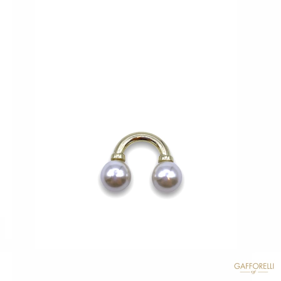 Piercing with Pearls E173 - Gafforelli Srl BI-COLORED