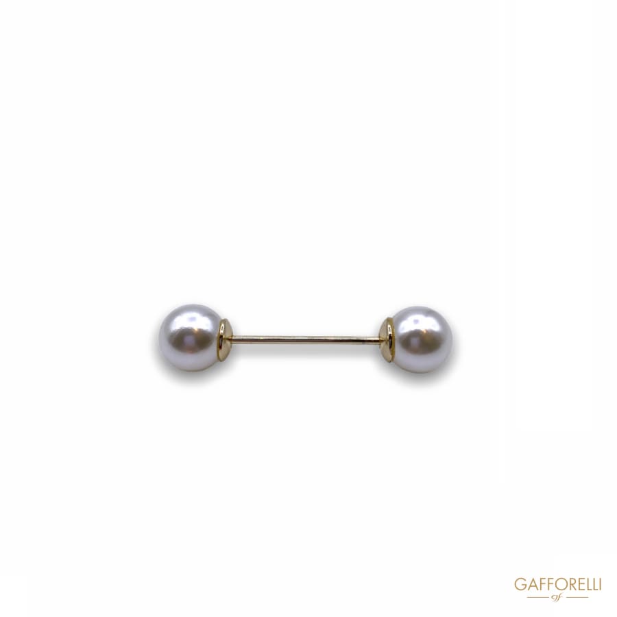 Piercing with Unscrewable Pearls E174 - Gafforelli Srl