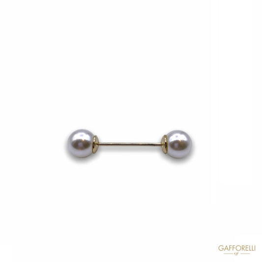 Piercing with Unscrewable Pearls E174 - Gafforelli Srl