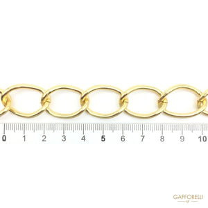 Polished Groumette Aluminium Chain - Art. 2143 aluminium