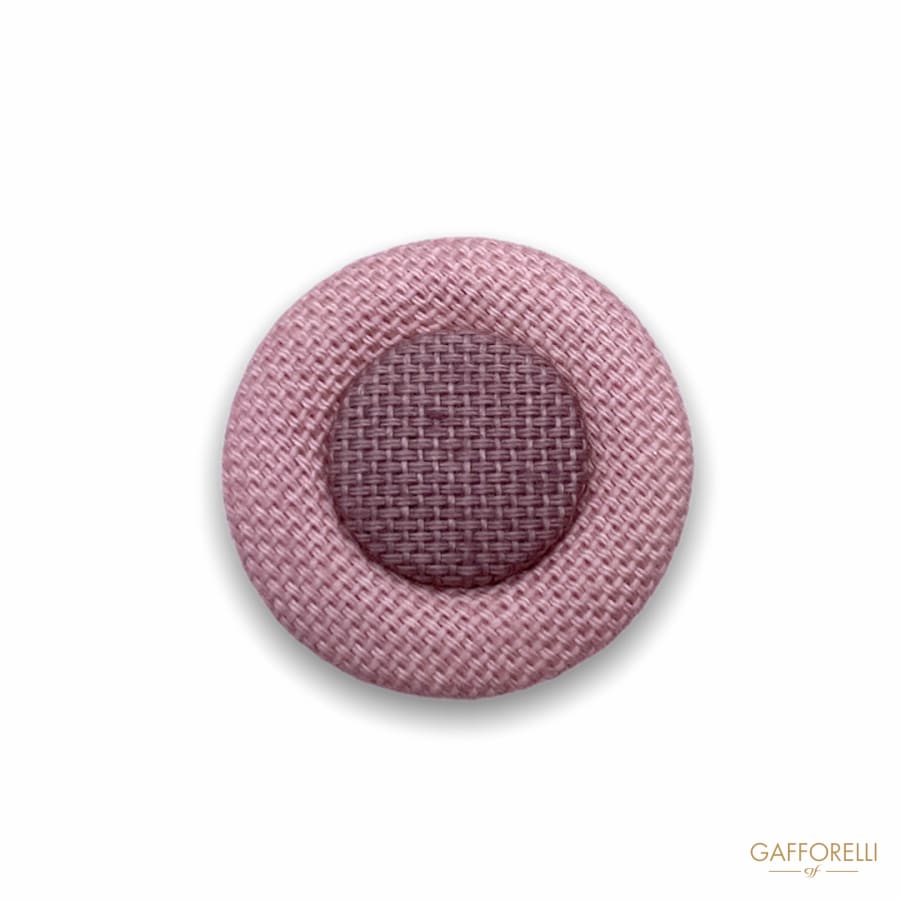 Polyester Button Covered with Double Colored Fabric 1429