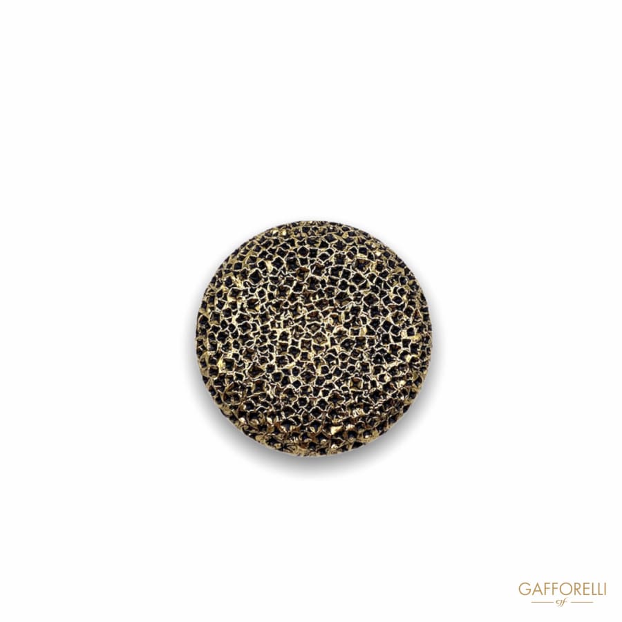 Polyester Button With Lava Rock Effect D312 - Gafforelli Srl
