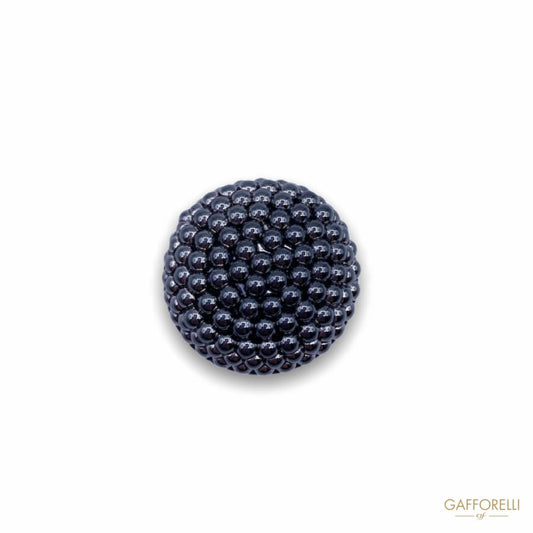 Polyester Buttons Composed by Beads Half Ball Shape - Art.