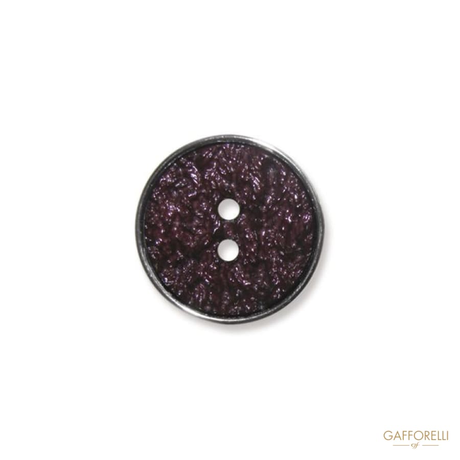 Polyester Buttons With Glittered Center - Art. 6894