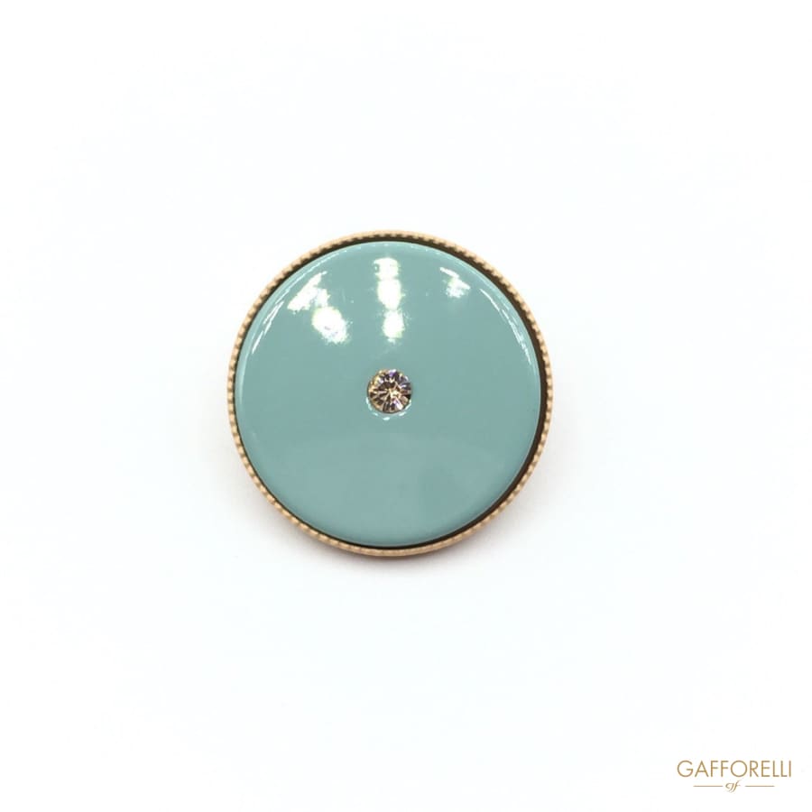 Polyester Buttons In Brass Setting - Art. 6687 polyester •