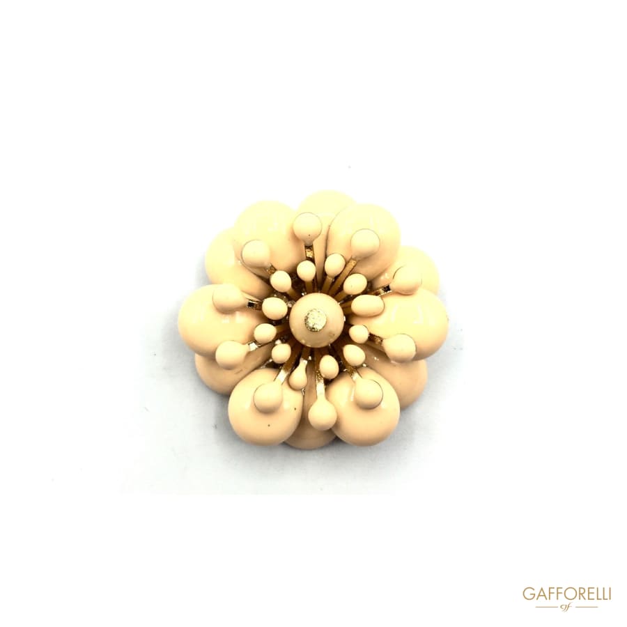 Polyester Buttons In Flower Shape - Art. 8082 polyester