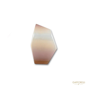 Polyester Buttons with Irregular Shape Shaded Color - Art.